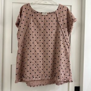 Umgee Pink Polka Dot Tunic
